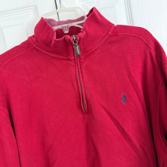 Polo Ralph Lauren Other - Polo by Ralph Lauren Red Zip Up Sweater